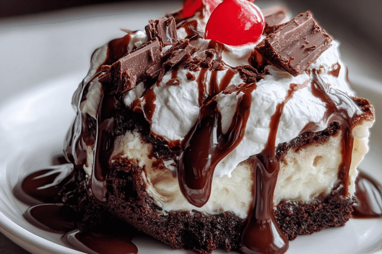 Hot Fudge Sundae Brownie Cheesecake 20.Png
