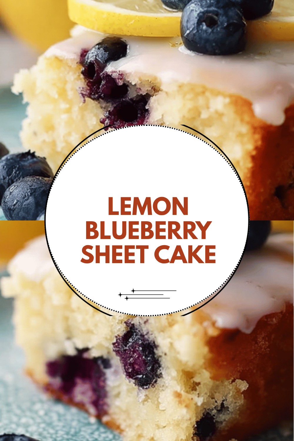 Lemon Blueberry Sheet Cake