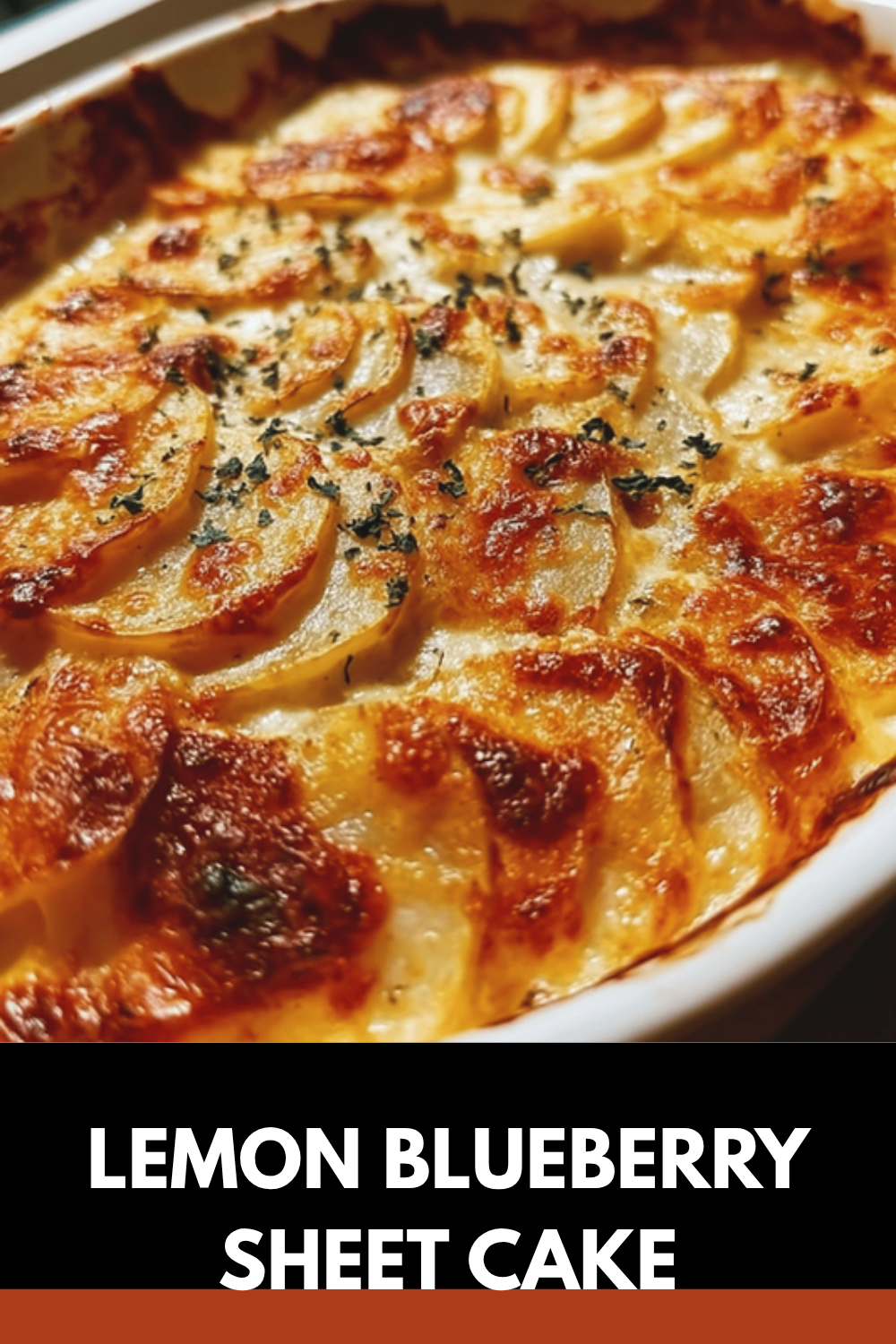 Lemon Blueberry Sheet Cake