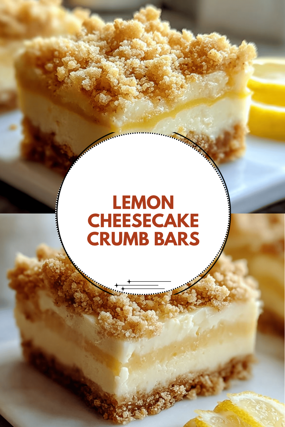 Lemon Cheesecake Crumb Bars Recipe With Zesty Citrus Flavor And Buttery Crust 6 Lemon Cheesecake Crumb Bars