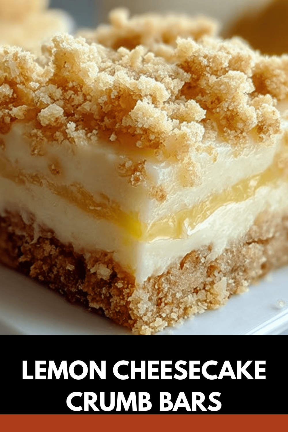 Lemon Cheesecake Crumb Bars Recipe With Zesty Citrus Flavor And Buttery Crust 7 Lemon Cheesecake Crumb Bars
