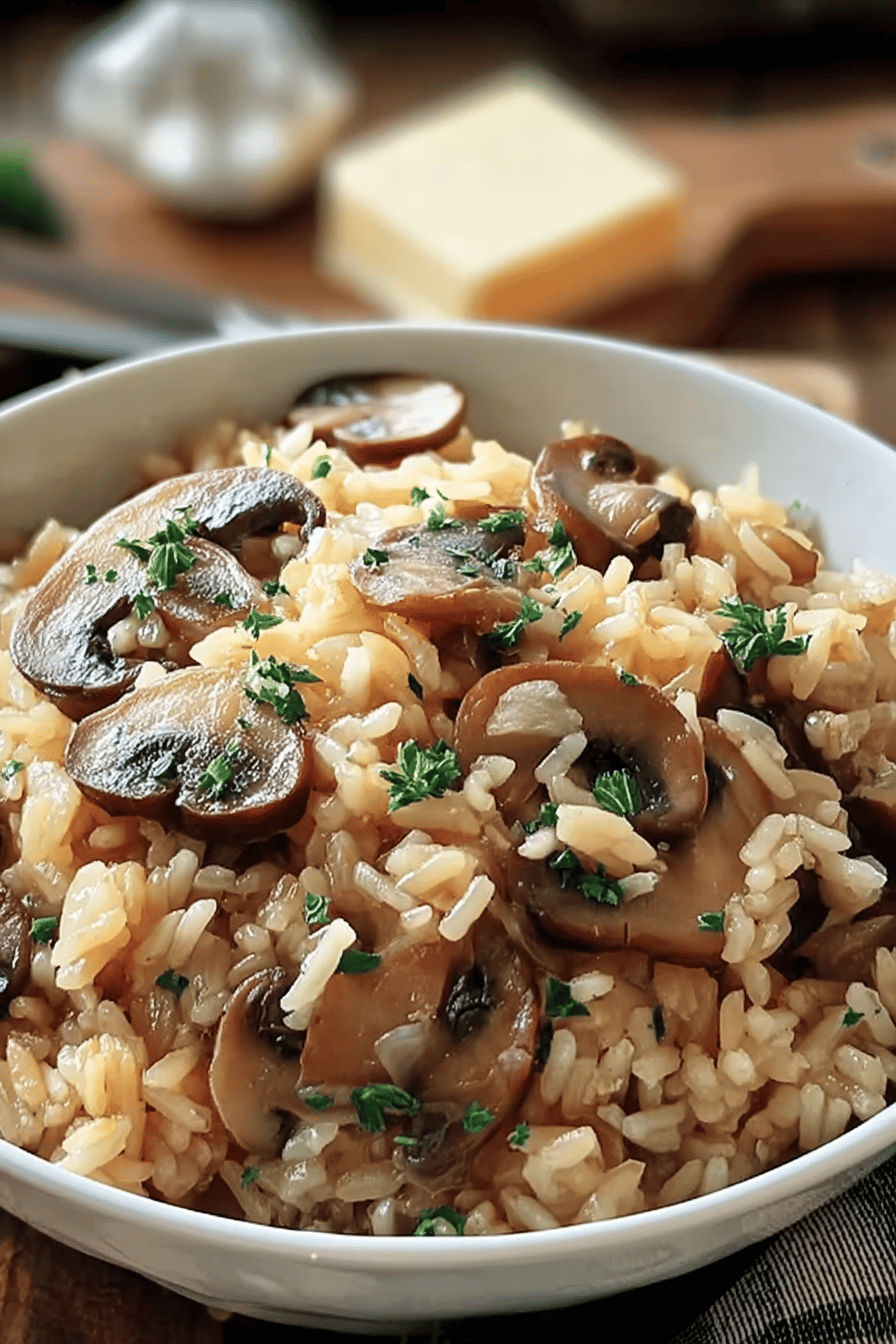 Mushroom Rice