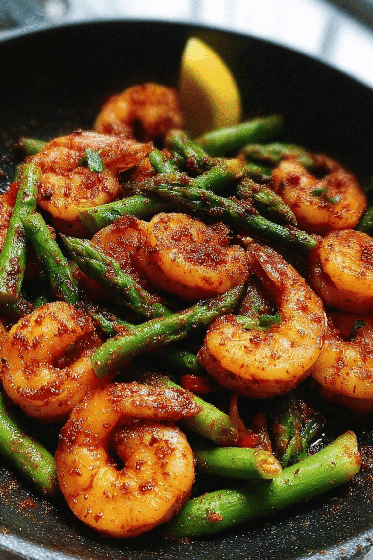 One Pan Spicy Shrimp Asparagus Stir Fry 97.Png