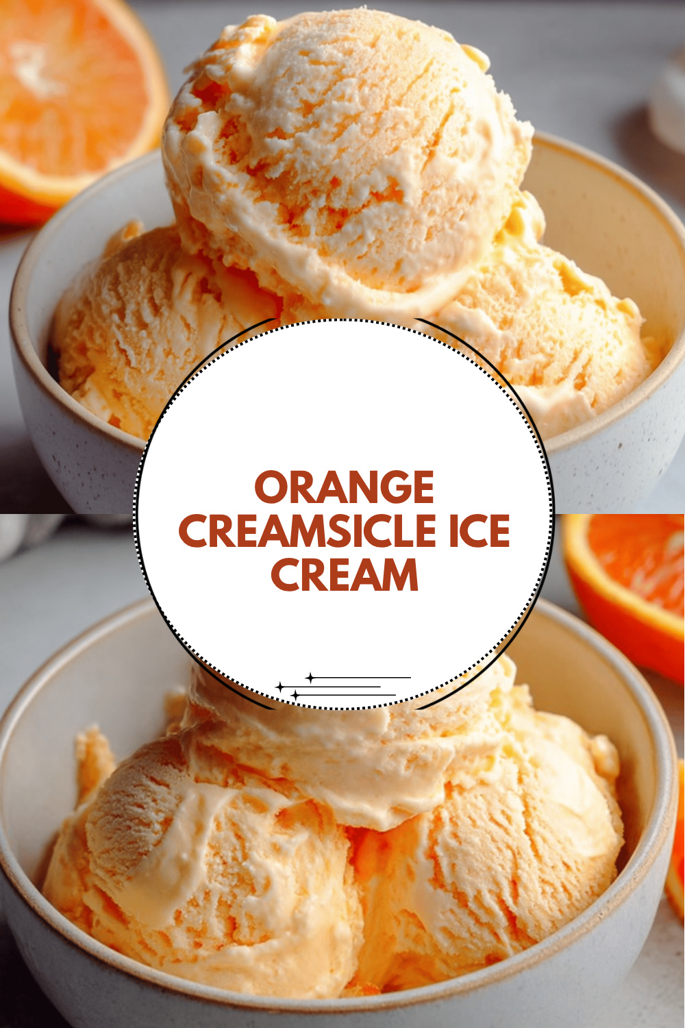 Orange Creamsicle Ice Cream
