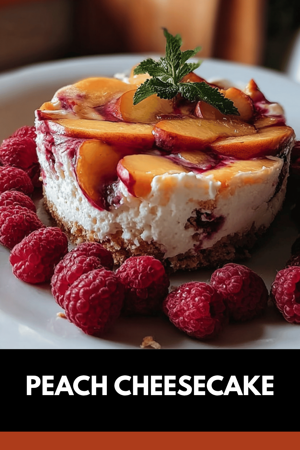 Peach Cheesecake