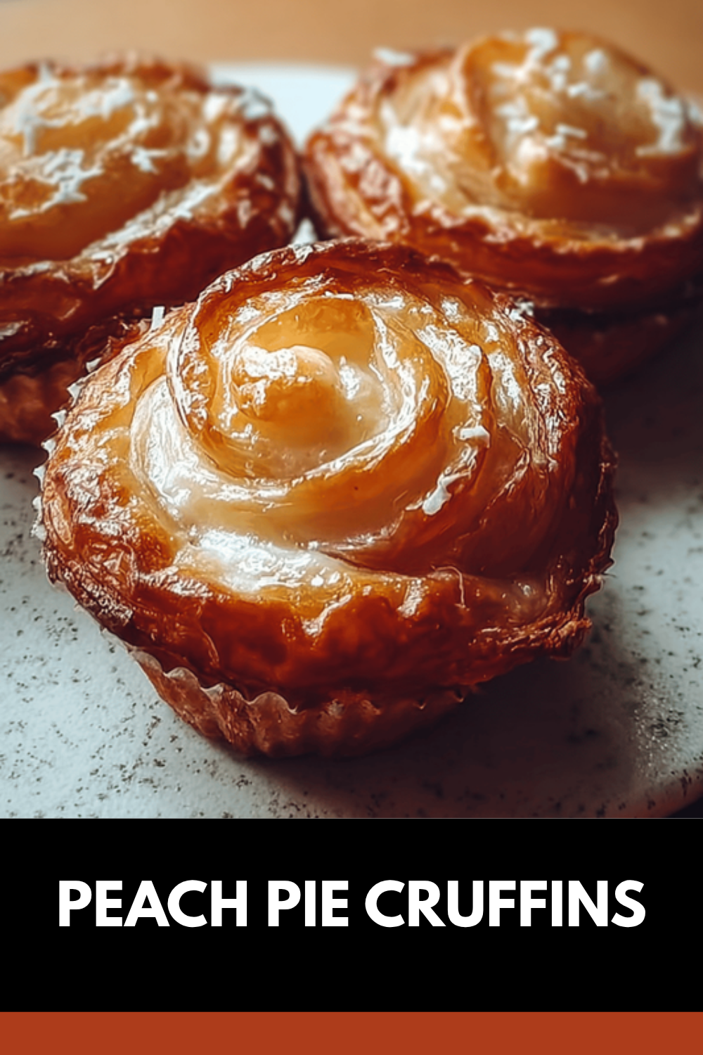 Peach Pie Cruffins Recipe Combining Flaky Pastry And Sweet Fruit Filling 7 Peach Pie Cruffins