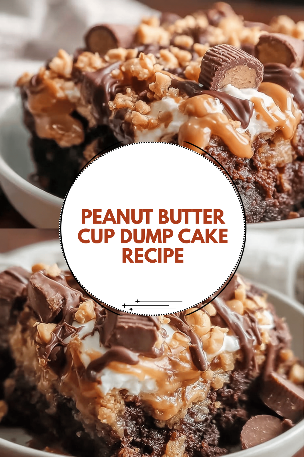 Chocolate Peanut Butter Dump Cake Recipe With Rich Layered Flavors 6 Peanut Butter Cup Dump Cake Recipe