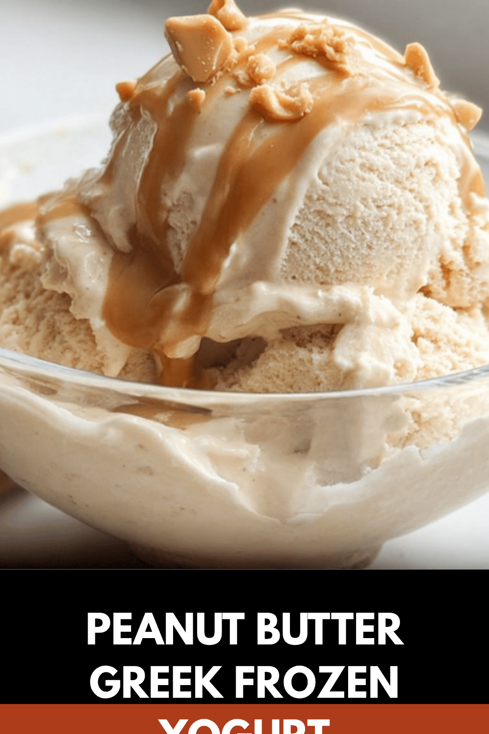 Peanut Butter Greek Frozen Yogurt