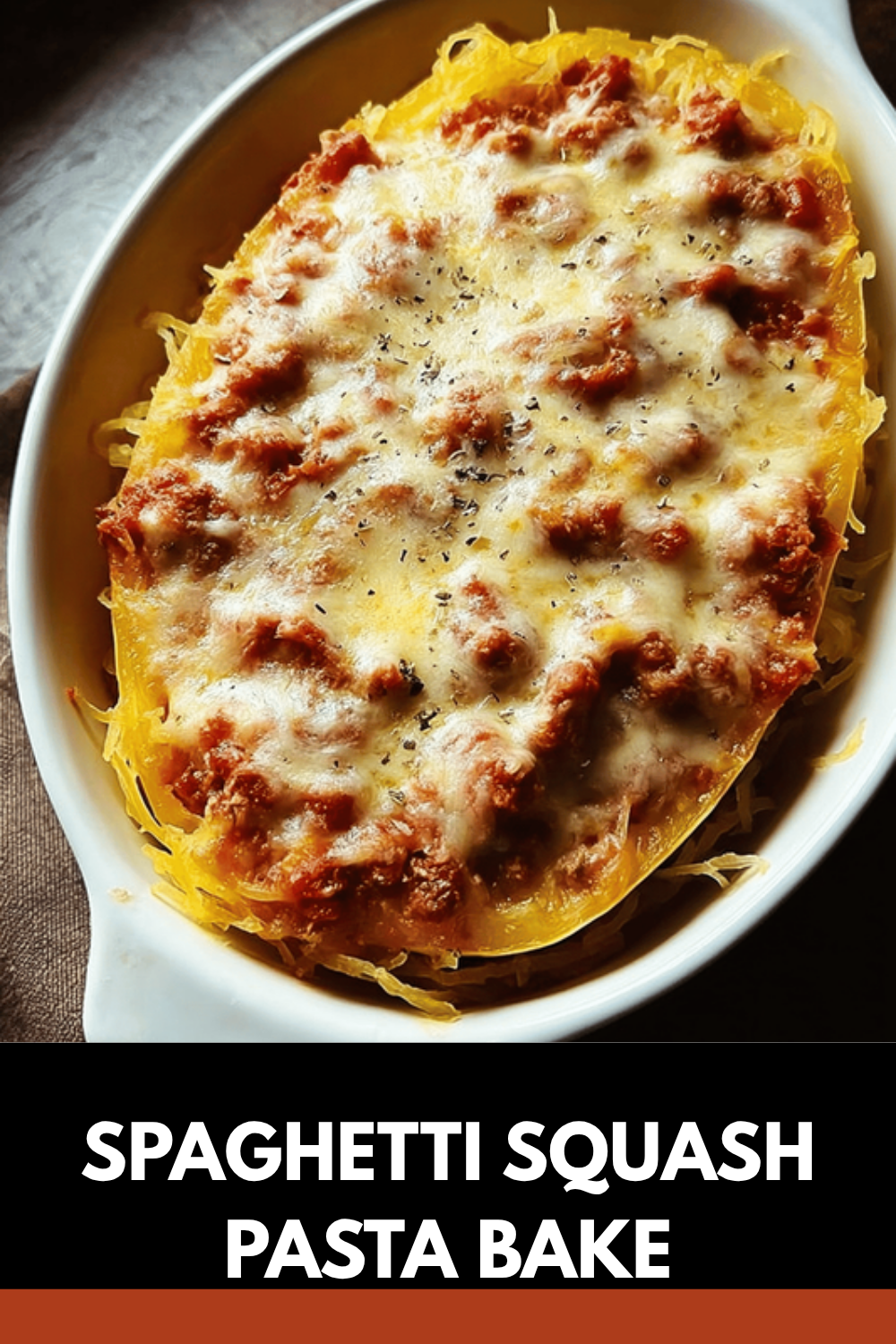 Spaghetti Squash Bake Recipe With Easy Homemade Sauce 7 Spaghetti Squash Pasta Bake