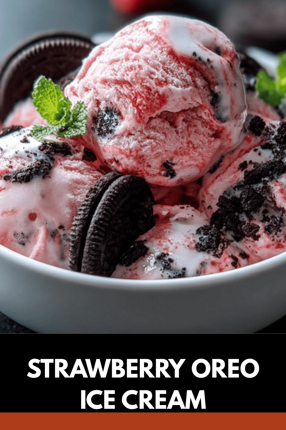 Strawberry Ice Cream With Oreo Cookies Recipe For Creamy Treats 7 Strawberry Oreo Ice Cream