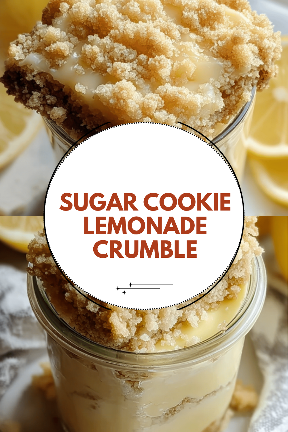 Sugar Cookie Lemonade Crumble