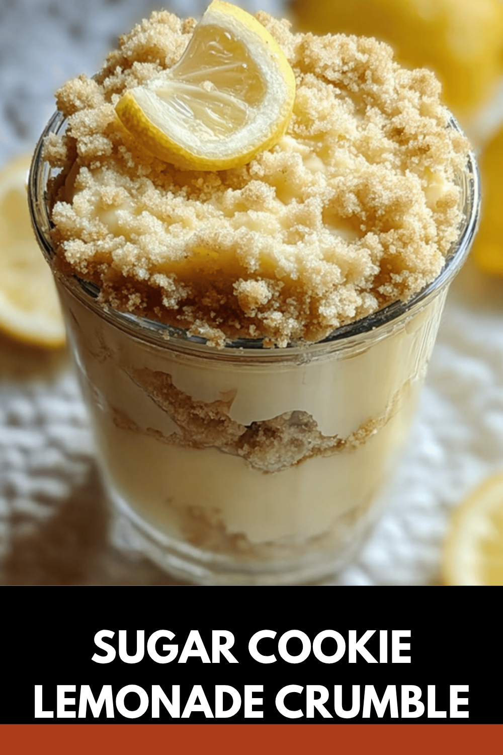 Sugar Cookie Lemonade Crumble