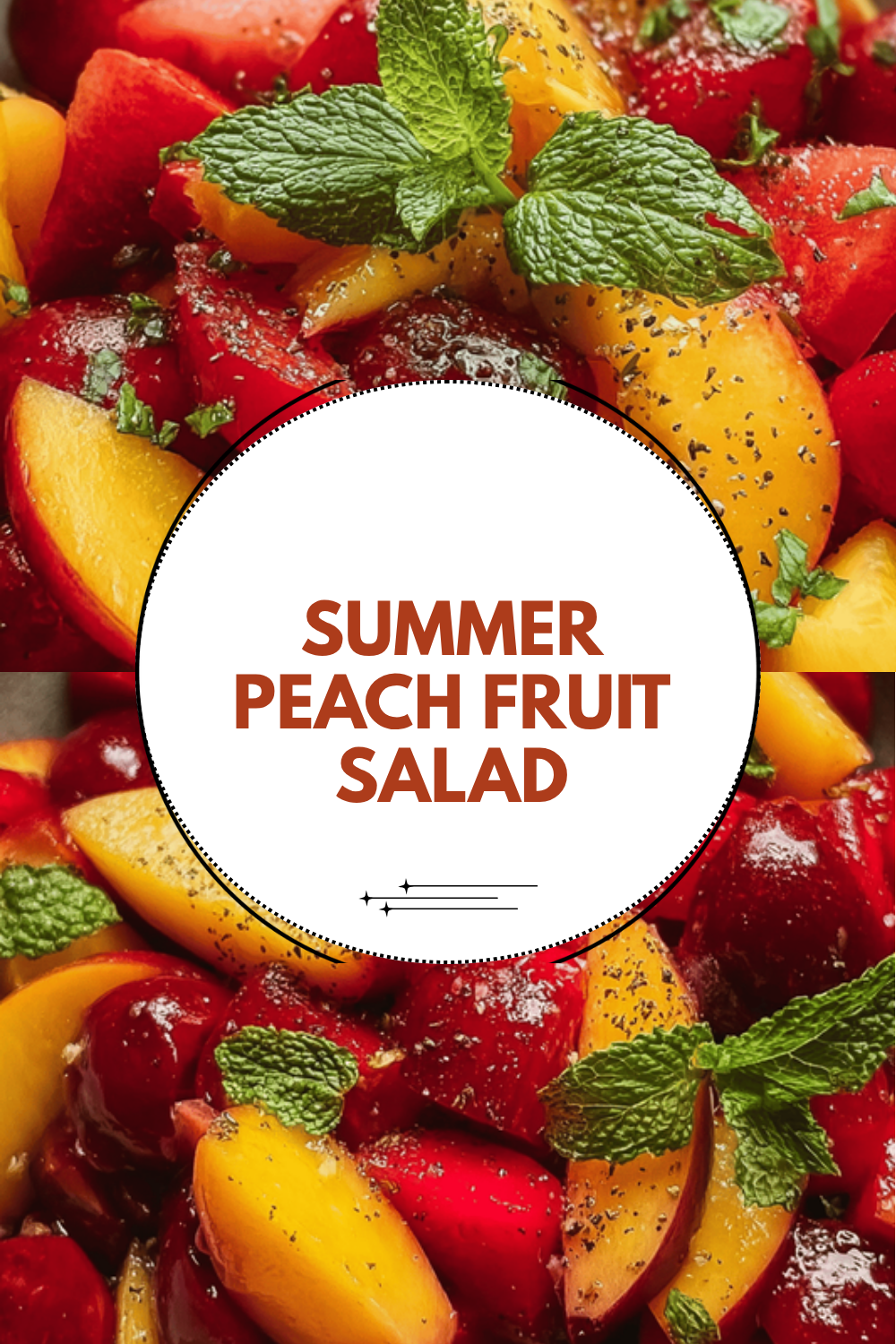Summer Peach Fruit Salad