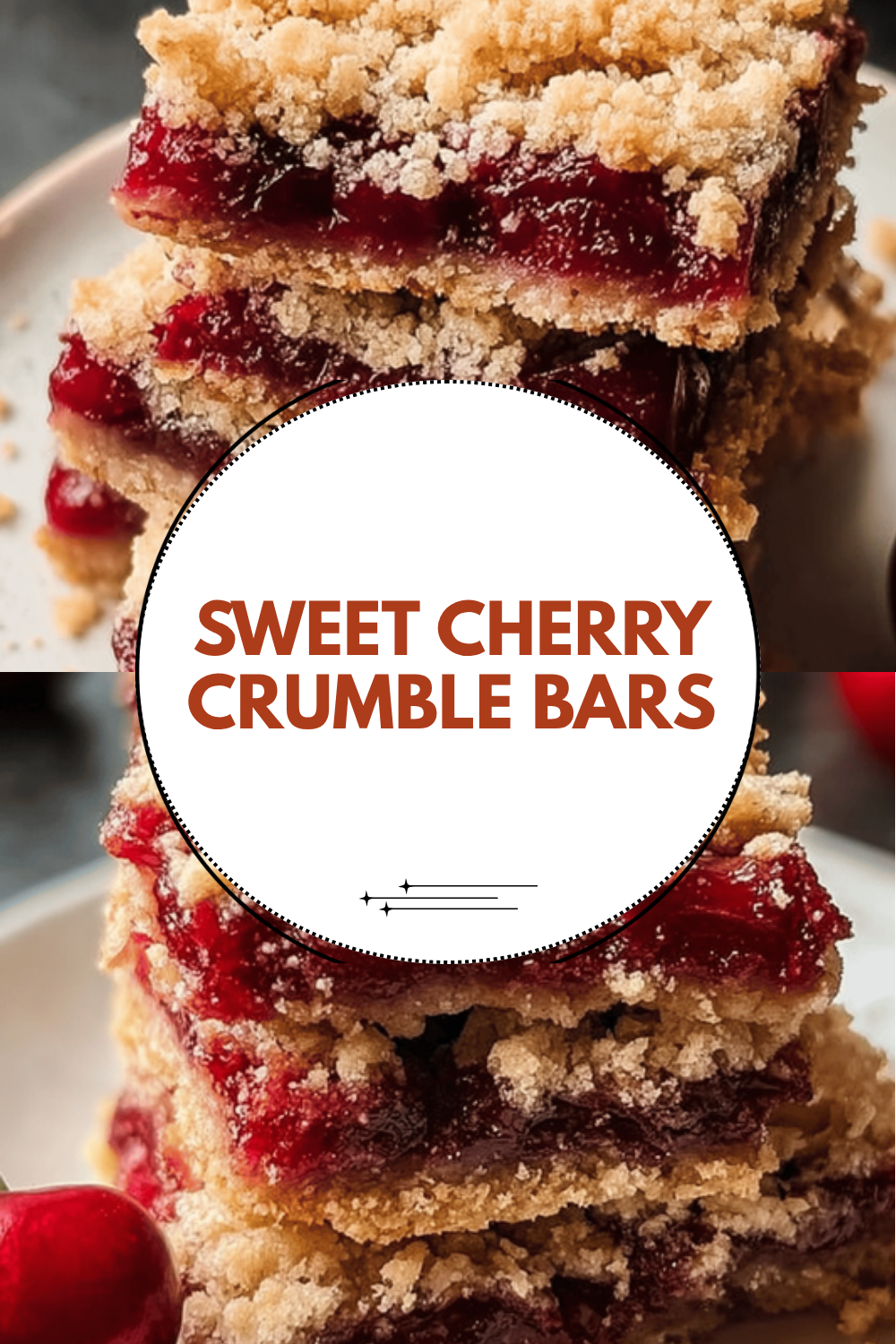 Cherry Pie Crumb Bars Recipe With A Buttery Crust And Sweet Filling 6 Sweet Cherry Crumble Bars