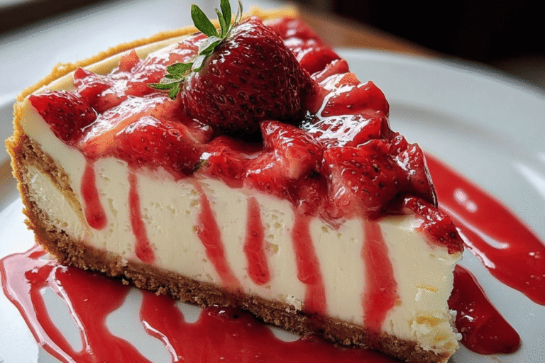 White Chocolate Strawberry Cheesecake 18.Png