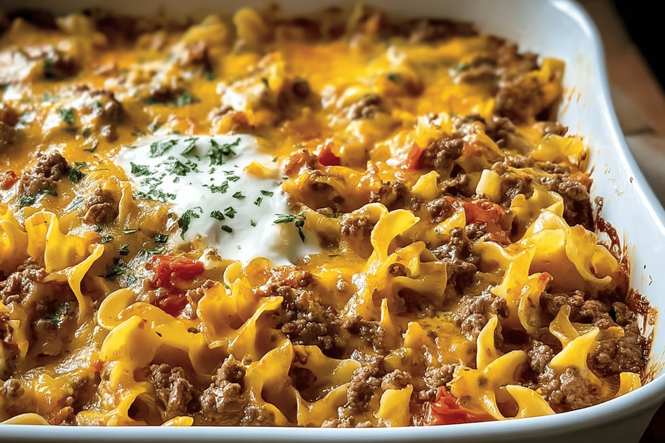 Amish Hamburger Casserole