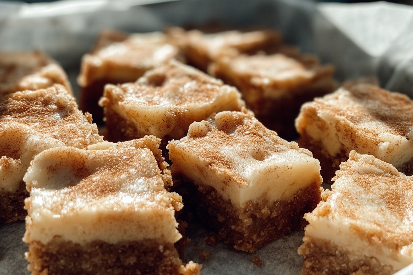 Apple Cinnamon Blondies