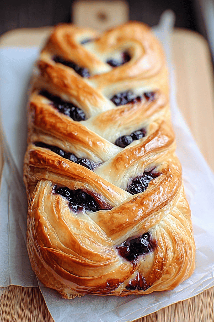 Blueberry Cream Cheese Pastry Braid Recipe With Sweet, Flaky Layers 6 Blueberry Cream Cheese Braid