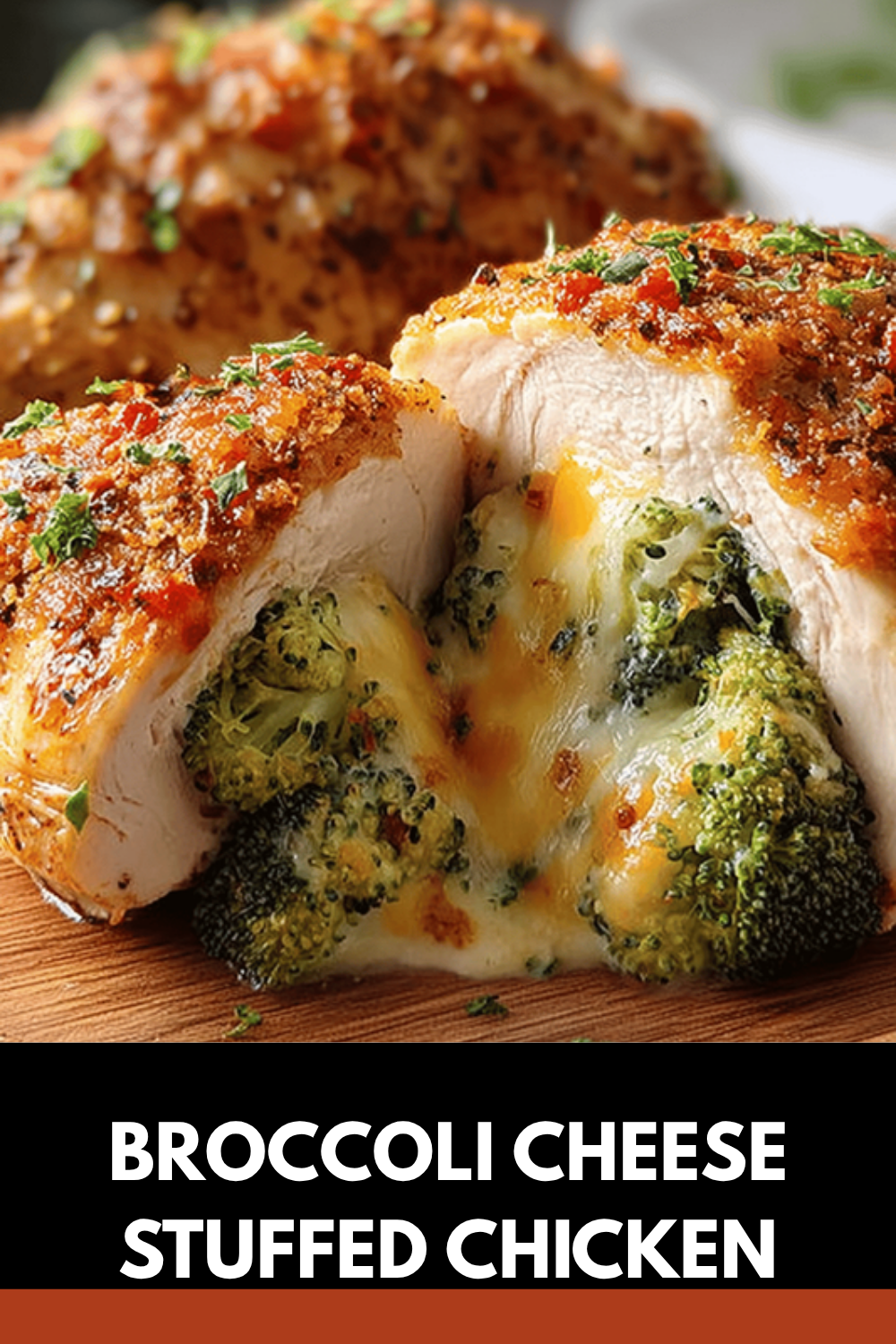 Broccoli Cheese Stuffed Chicken