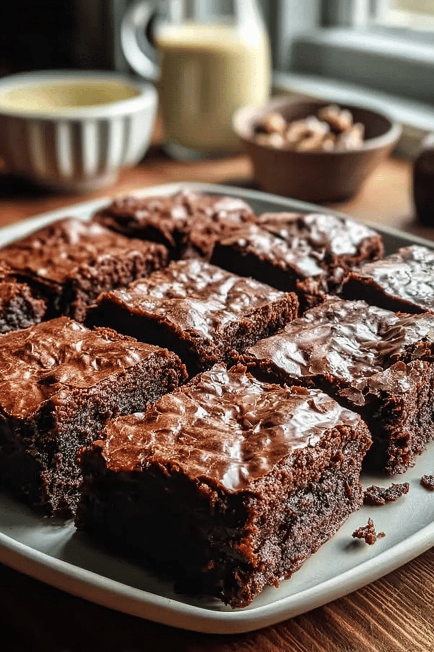 Cocoa Fudge Brownies Recipe For Rich And Chewy Chocolate Treats 6 Brownies