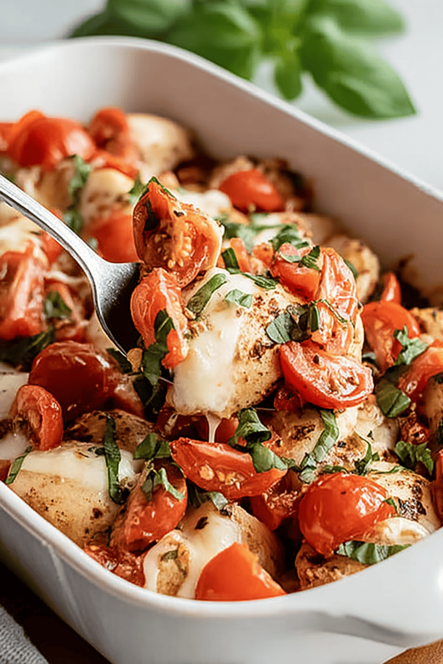 Bruschetta Chicken Bake