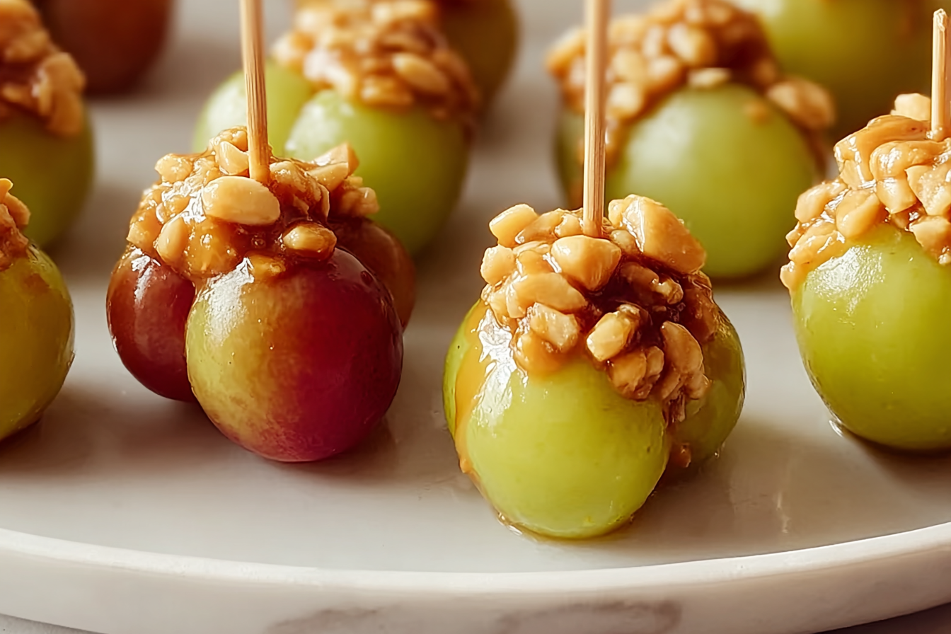 Caramel Apple Grapes