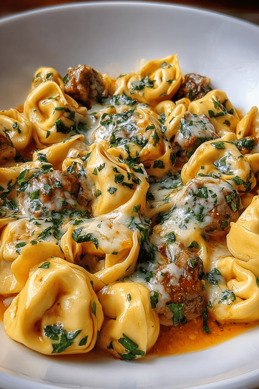 Cheese Tortellini In Creamy Garlic Butter Sauce Recipe 6 Cheese Tortellini