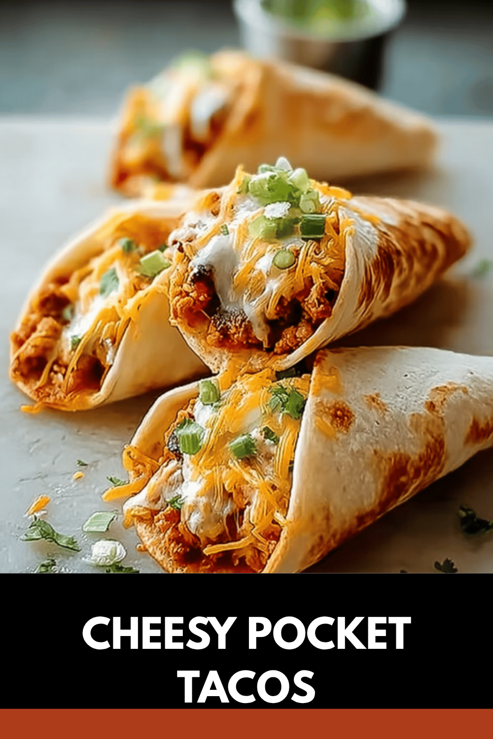 Cheesy Pocket Tacos