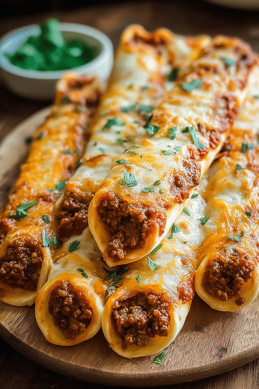 Cheesy Taco Breadsticks