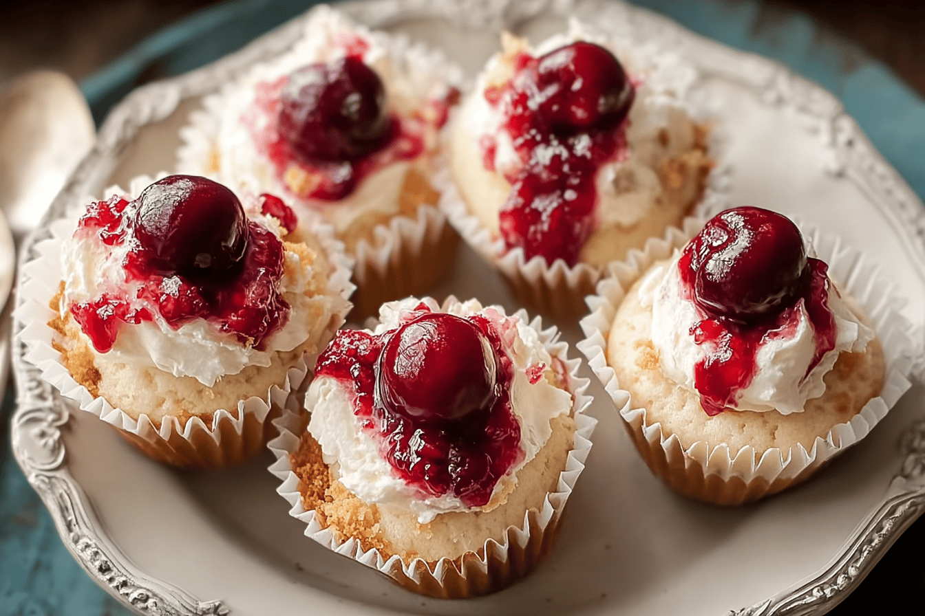 Cherry Cheesecake Cupcakes