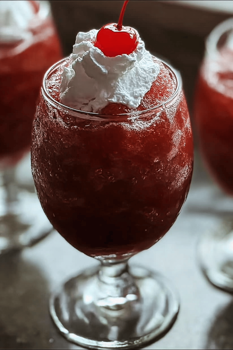 Cherry Rum Coke Slushie