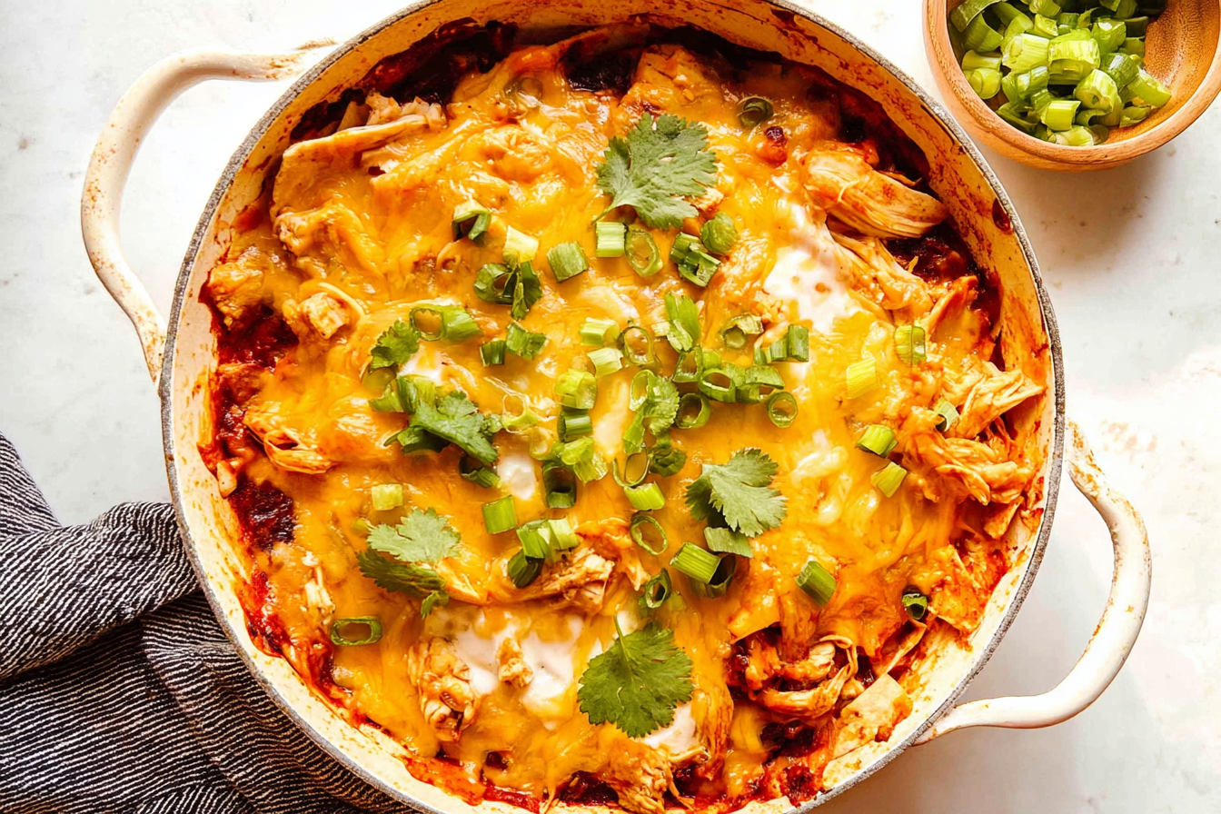 Chicken Enchilada Skillet