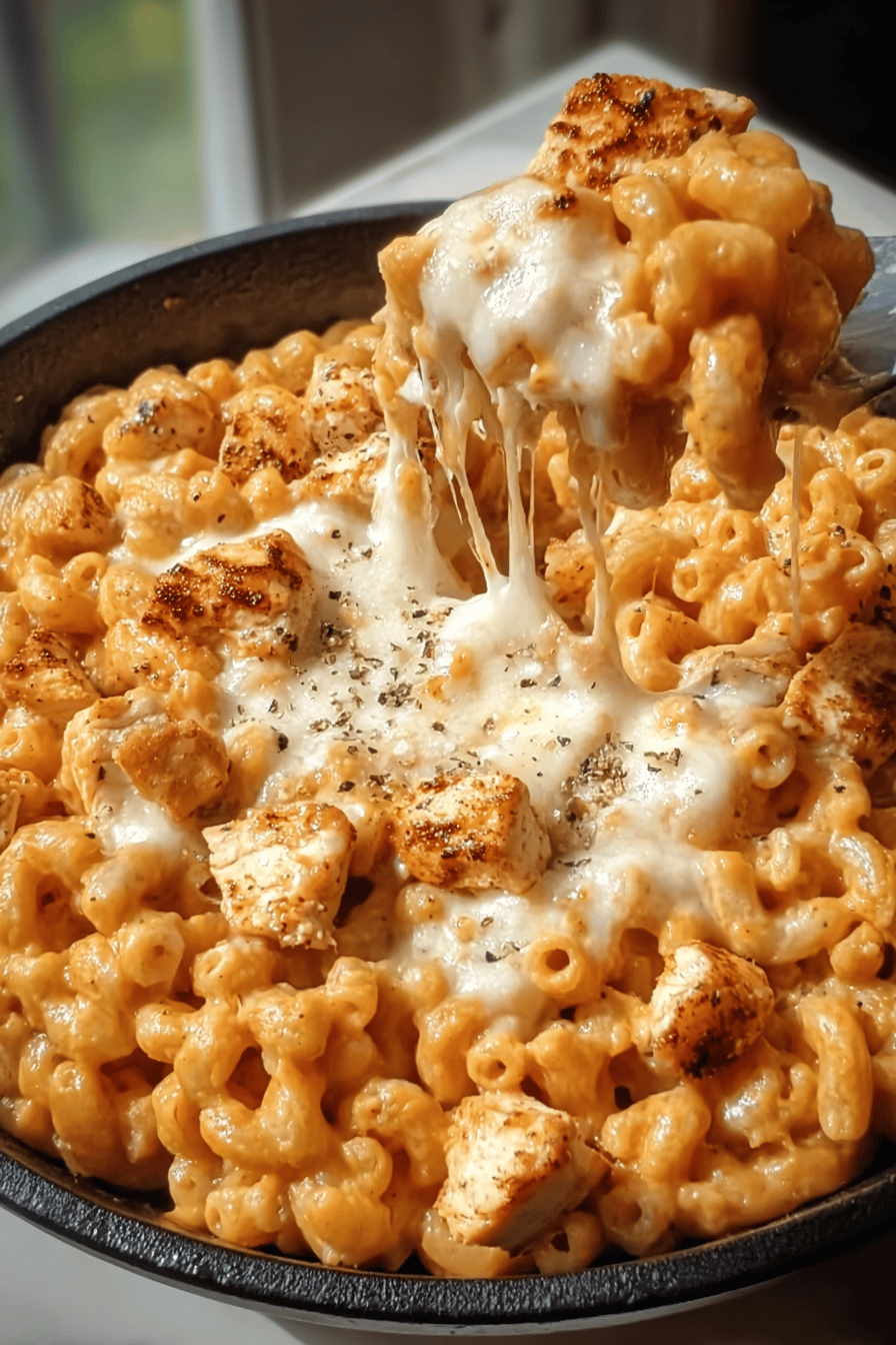 Chicken Parmesan Mac Cheese