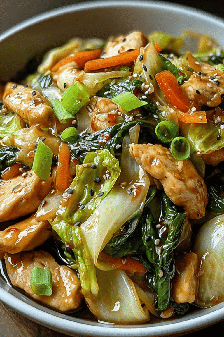Chinese Chicken Cabbage Stir Fry 87.Png