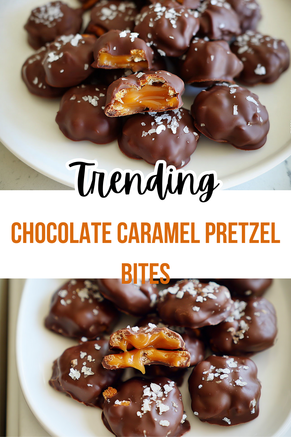 Chocolate Caramel Pretzel Bites