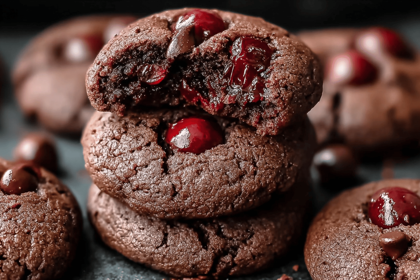 Chocolate Cherry Cookies