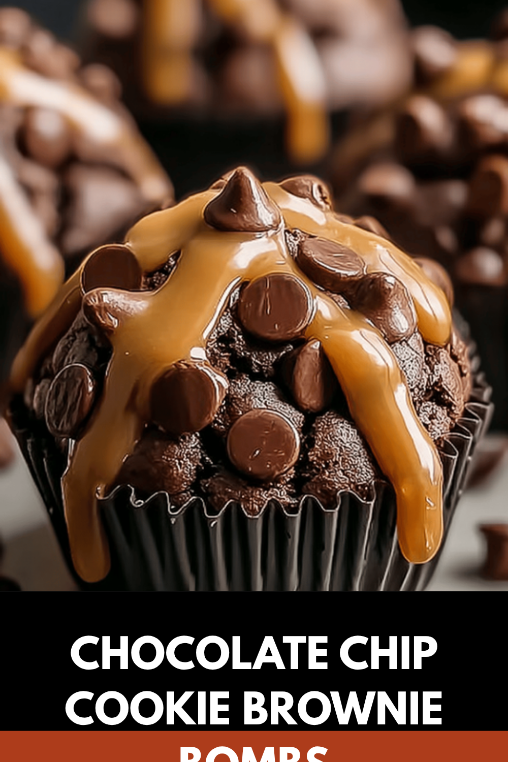 Chocolate Chip Cookie Brownie Bombs