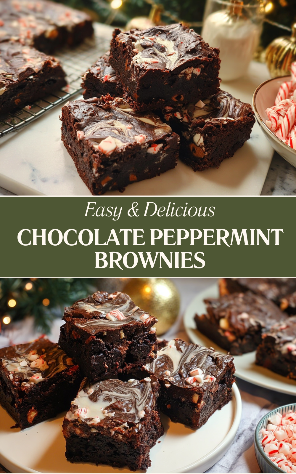 Chocolate Peppermint Brownies