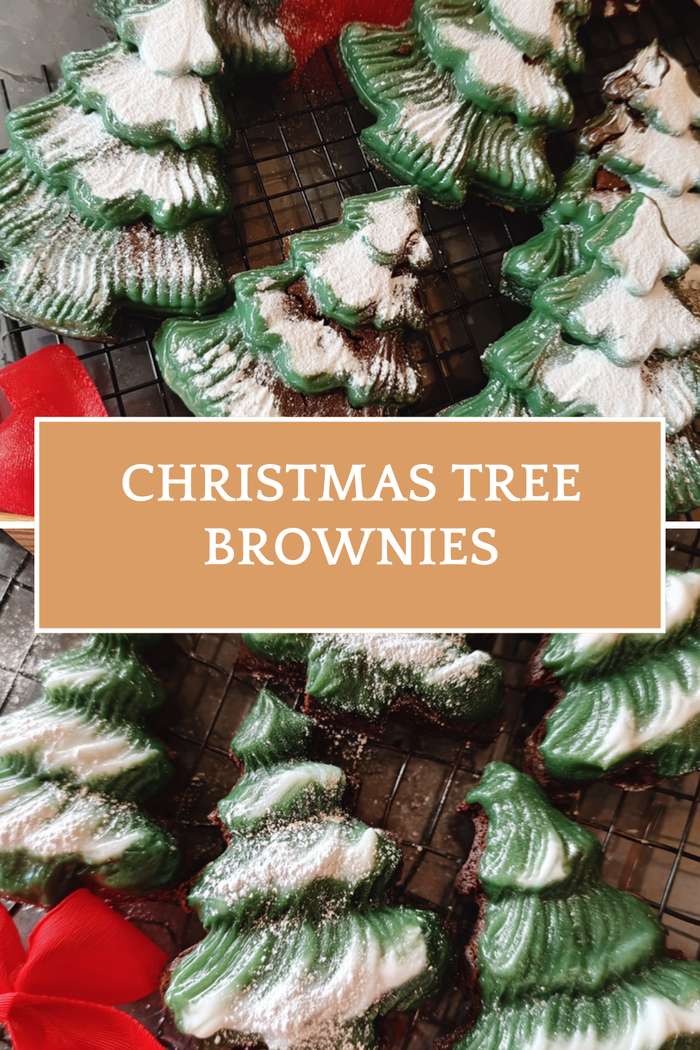 Christmas Tree Brownies