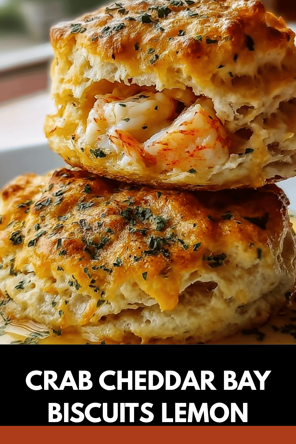 Crab Cheddar Bay Biscuits Lemon
