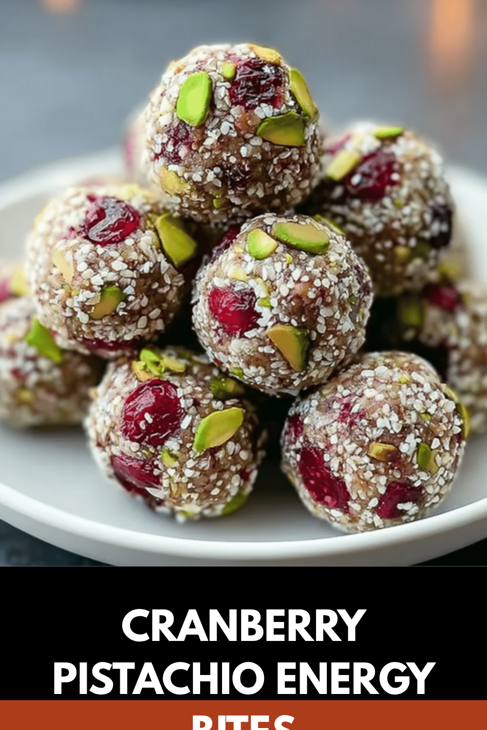 Cranberry Pistachio Energy Bites Recipe For Quick Healthy Snacks 7 Cranberry Pistachio Energy Bites