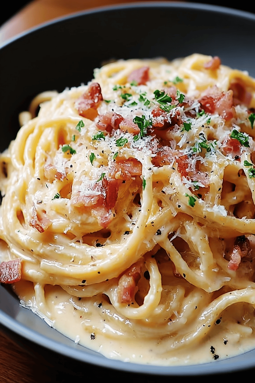 Creamy Bacon Cheese Pasta