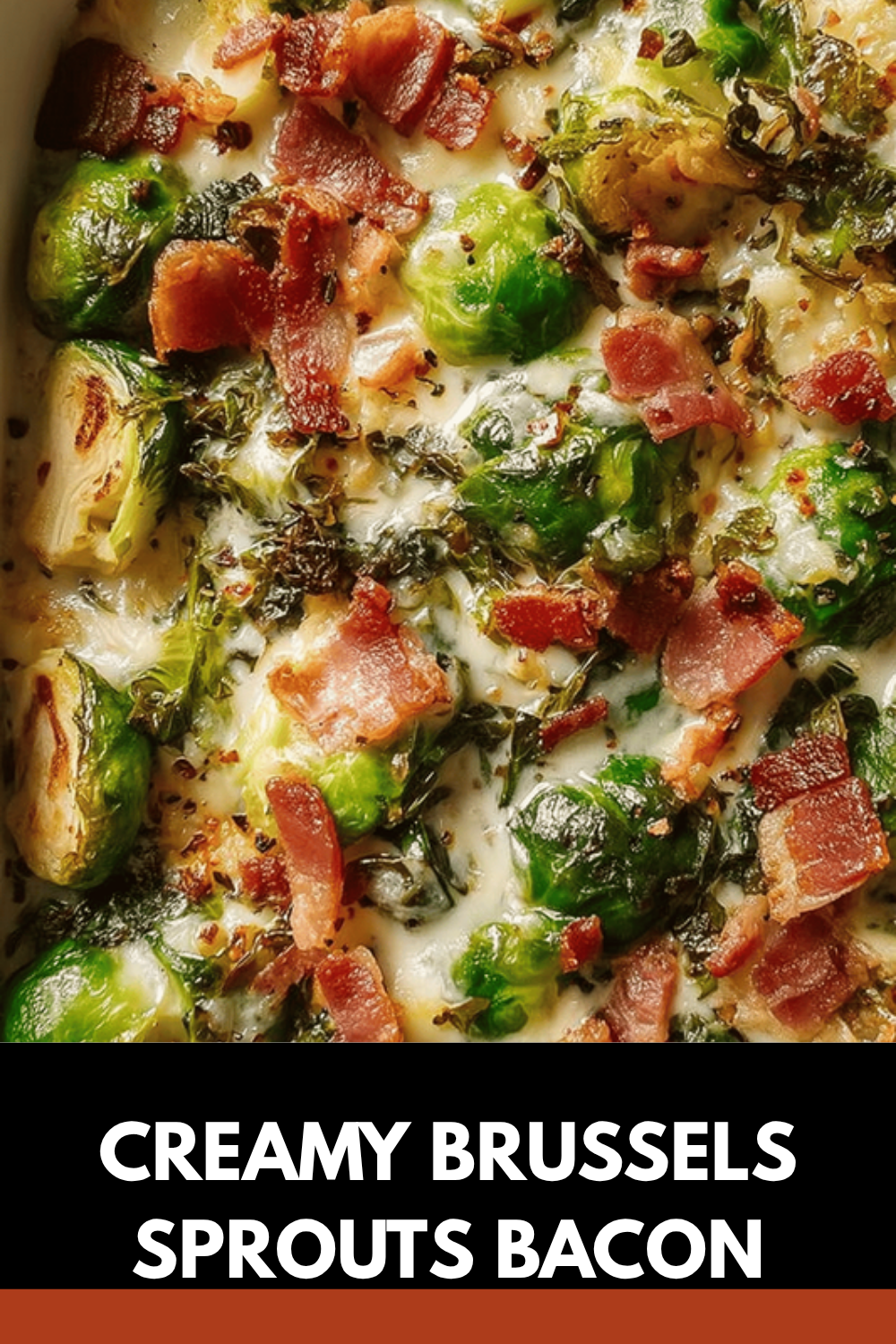 Creamy Brussels Sprouts Bacon