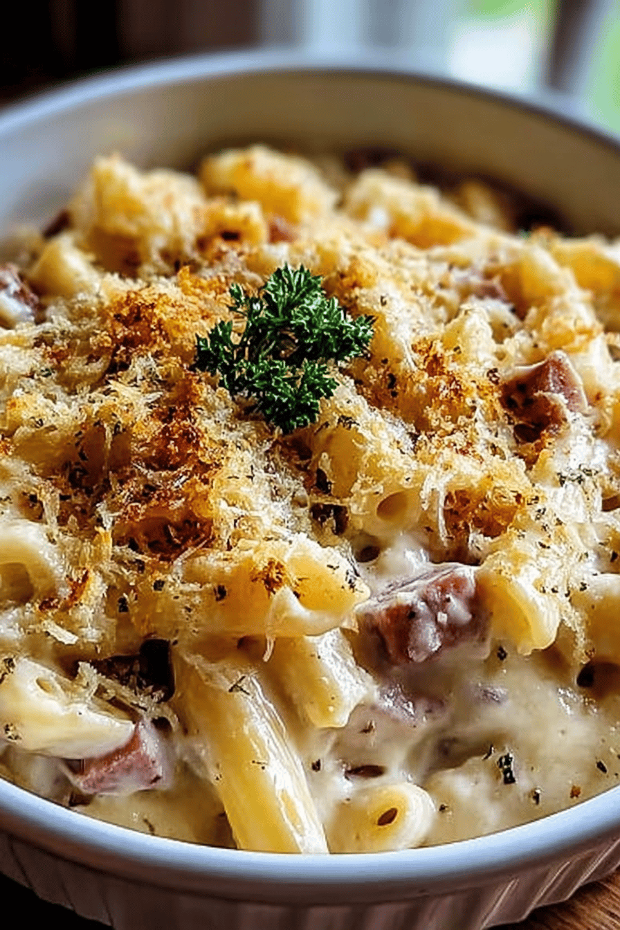 Creamy Chicken Ham Pasta