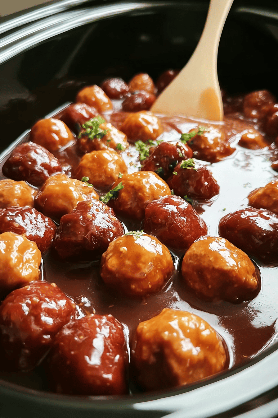 Crockpot Meatballs Smokies