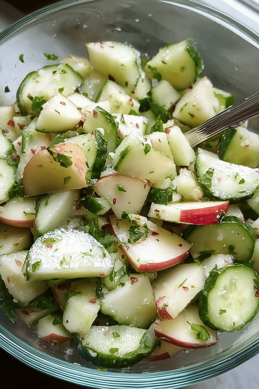 Cucumber Apple Salad Recipes With Fresh And Tangy Flavors 6 Cucumber Apple Salad