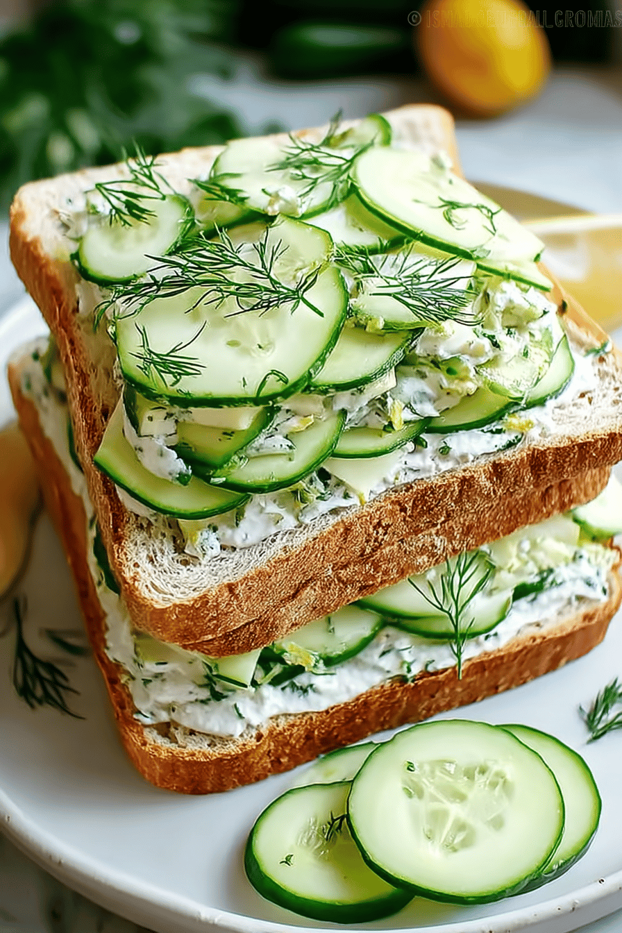 Cucumber Sandwiches Recipes With Fresh, Simple Ingredients For Every Occasion 6 Cucumber Sandwich