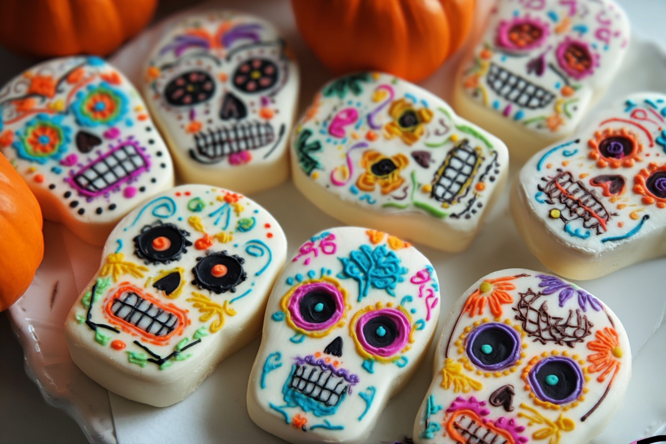 Dia De Los Muertos Mini Cakes