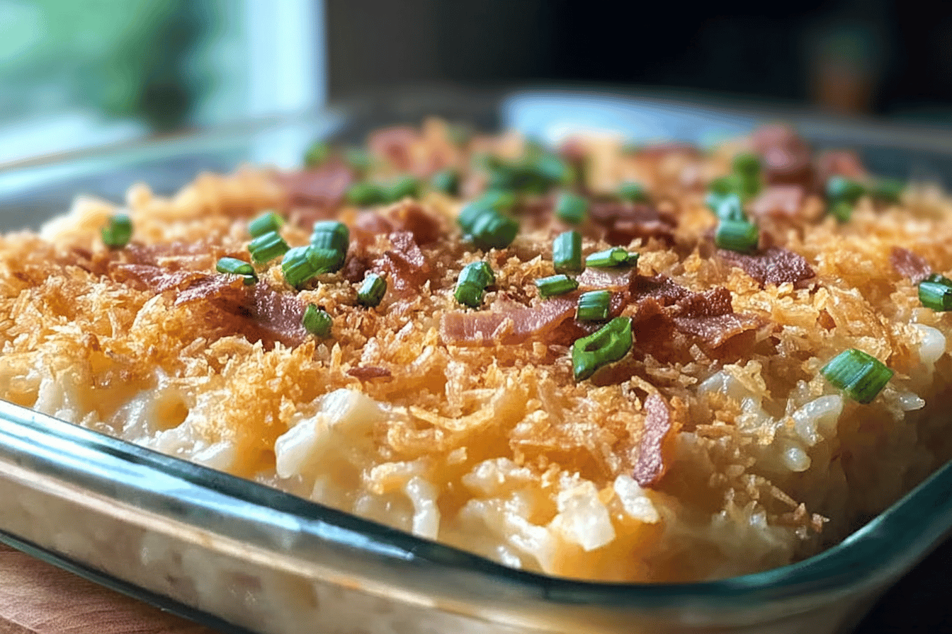 French Onion Hashbrown Casserole