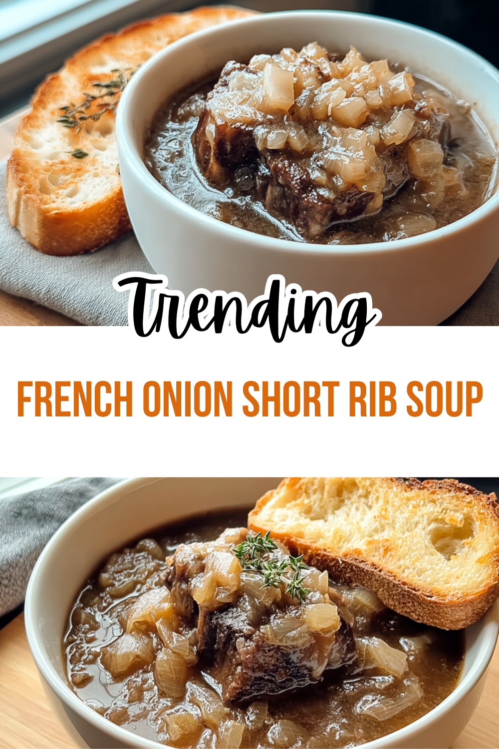 French Onion Short Rib Soup